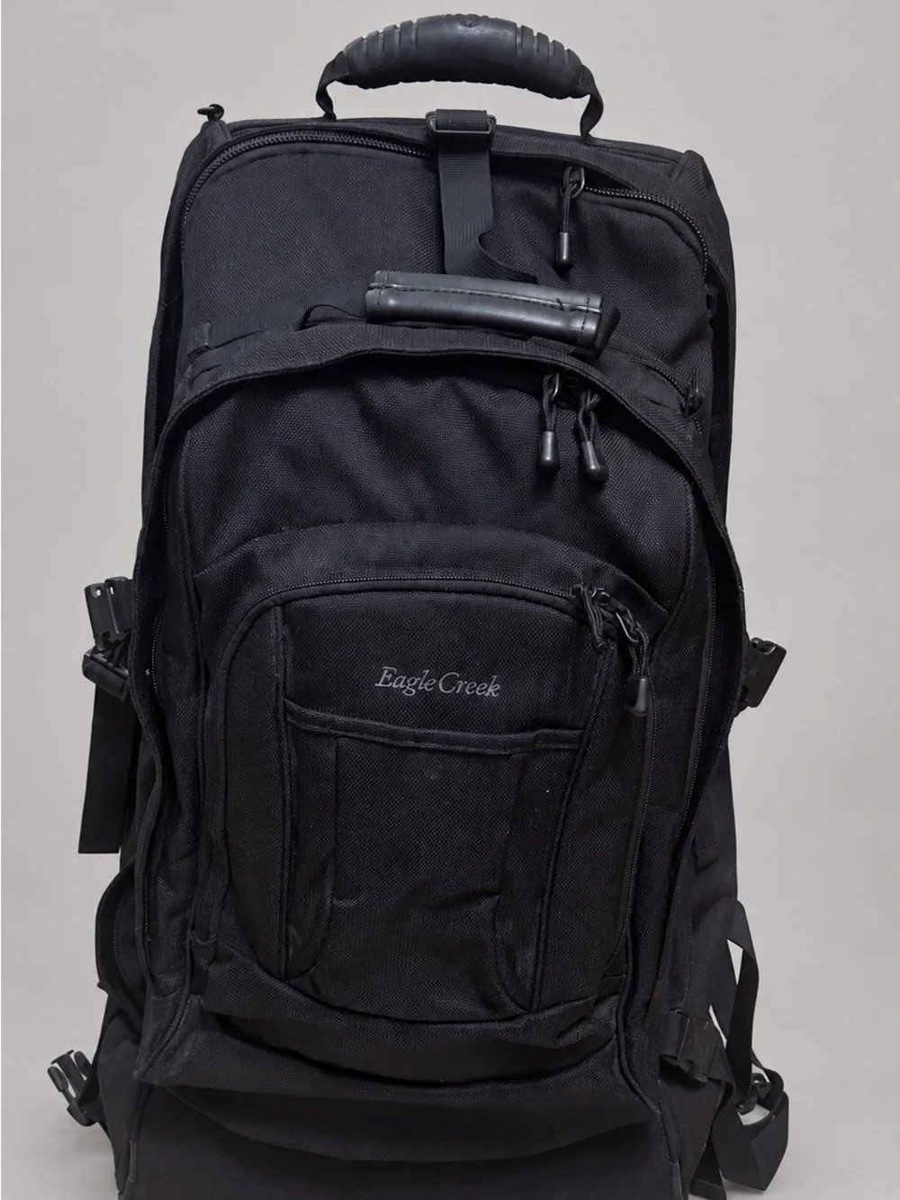 🦅Eagle Creek Switchback Modular 26 Rolling Luggage Backpack Daypack Black